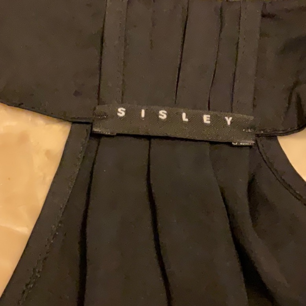 Sisley Silk-like Jumpsuit Shorts S - Picture 8 of 8